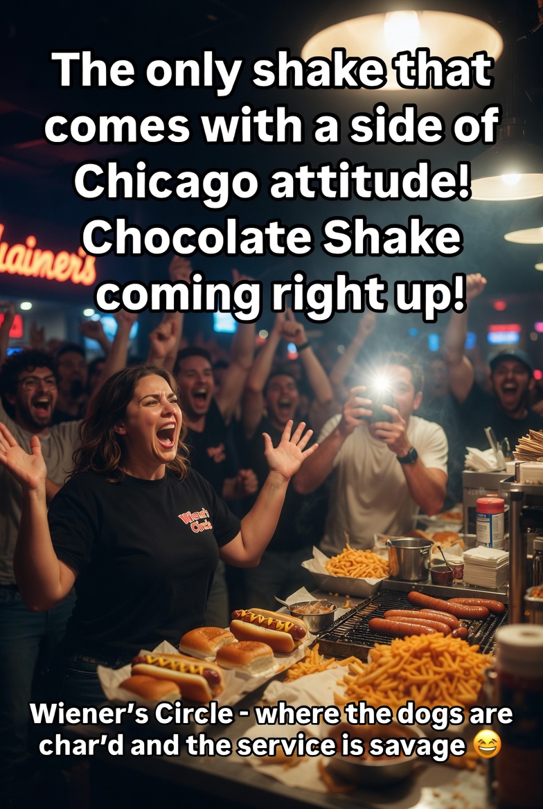 The only shake that comes with a side of Chicago attitude.